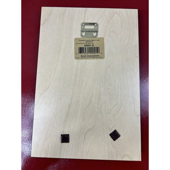 Toulouse-Lautrec Suite 1 Jane Avril & Ambassadors Set Of 2 Mini Print Wood 10x7 - Picture 4 of 8